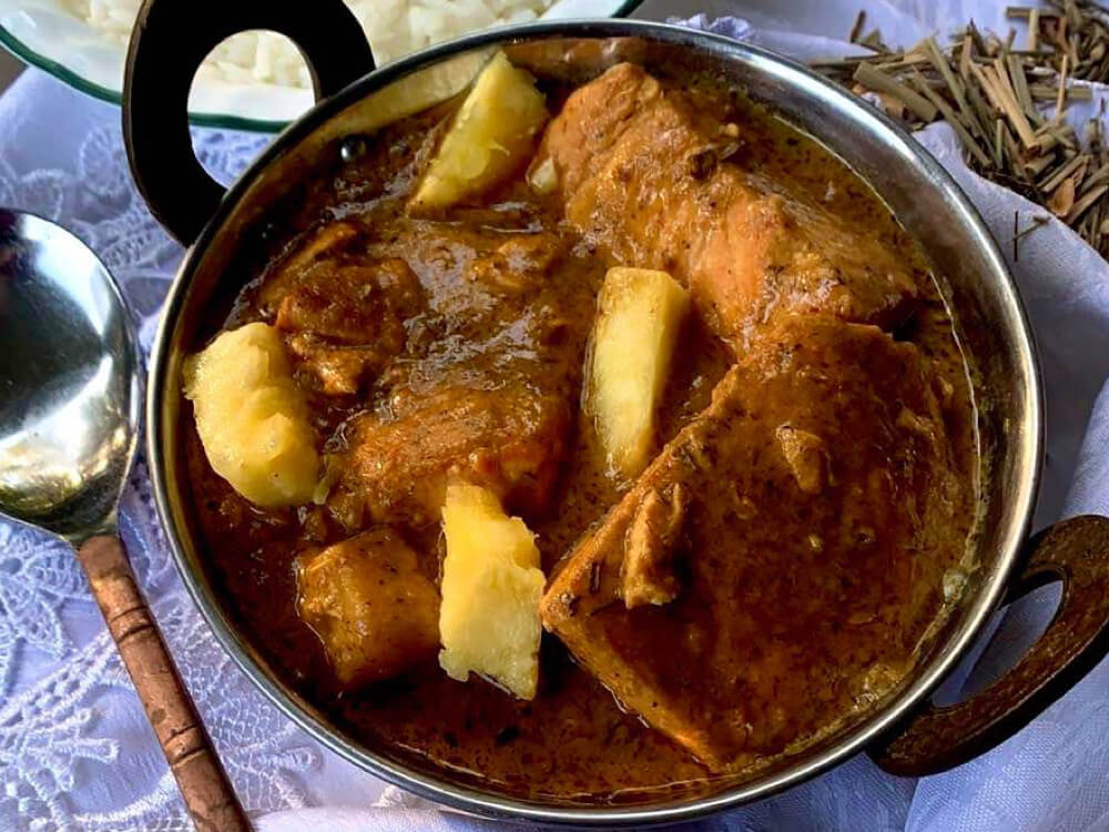 Salmon Masala with a Thai Twist