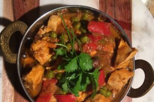 Bowl of Belicious Slow Cooked Chicken Curry